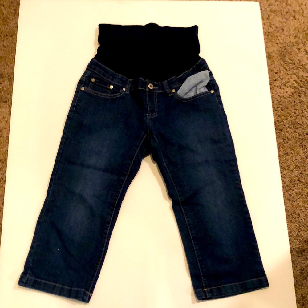Women’s  Jean Shorts, Dark Blue, Black, Maturity shorts, LiLac, Size XS,